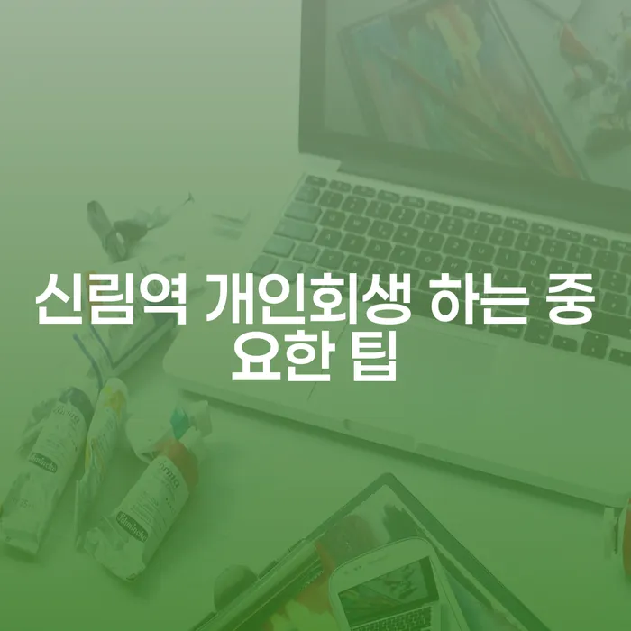 신림역 개인회생 하는 중요한 팁